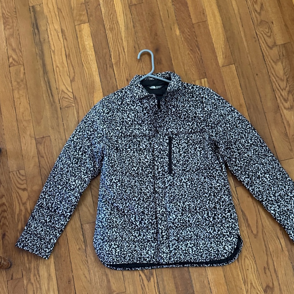 The North Face Black and White Puffer Jacket